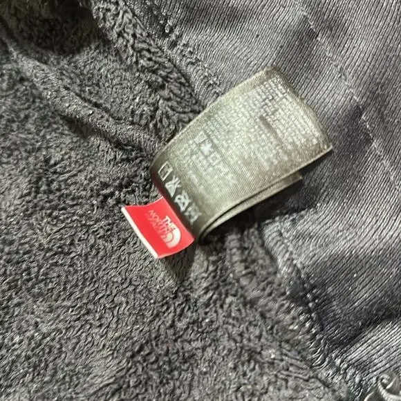 The North Face women’s Oslo zip up hoodie jacket fuzzy black Medium - Picture 8 of 12